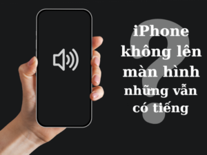 iPhone không lên màn hình nhưng vẫn có tiếng? Nguyên nhân do đâu và cách xử lý?