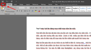 Bỏ túi ngay cách tắt gạch chân đỏ trong Word trên Macbook
