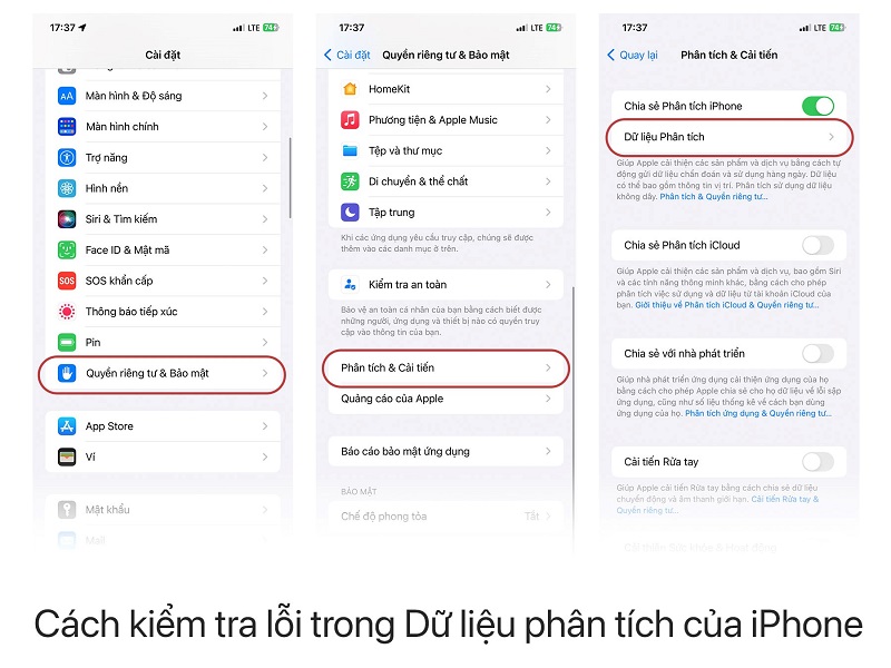 Cách kiểm tra Reset Counter và khắc phục lỗi Reset Counter trên iPhone